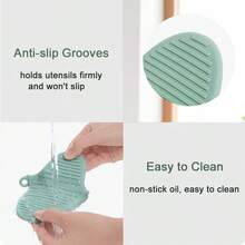 Mini Guantes para Horno de Silicona 2 Pares Mini Guantes de Cocina para Horno Guantes Aislantes de Calor Guantes Resistentes al Calor Anti-Escaldaduras de Manoplas para Cocina Negro Gris - NegroGris - Ver 3