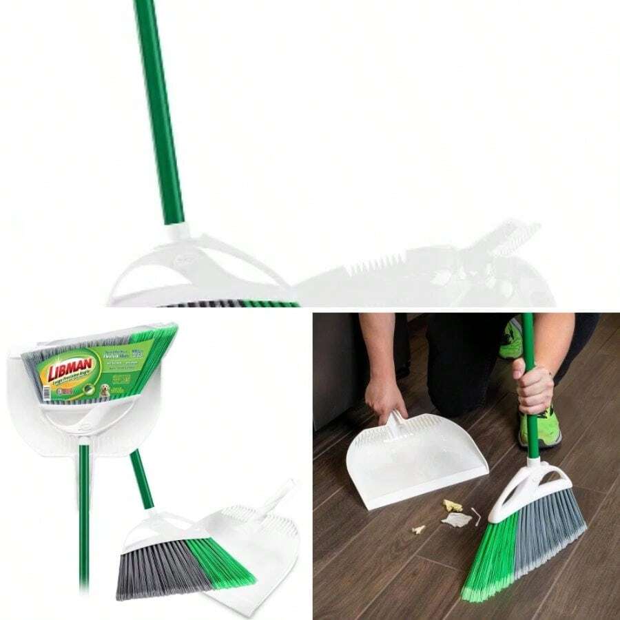 Libman Large Precision Angle Broom With Dustpan - Default - 查看 1