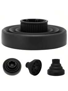 1 set Difusor plegable de secador de pelo de silicona, difusor plegable universal resistente al calor de silicona portátil, boquilla de secador de pelo para peinado, difusor profesional de peluquería para el estilo del cabello - Multicolor - Ver 9