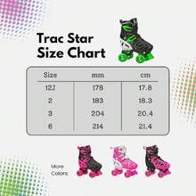 Trac Star - Patines Ajustables para niños, Principiantes,38025246 - Rosa - Ver 5