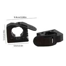 2个快拆夹，快速安装夹，适用于越野车、全地形车、多用途车、卡车部件加固 - 工具收纳夹、户外铲子存放架，安装稳固快捷 - 彩色 - 查看 5