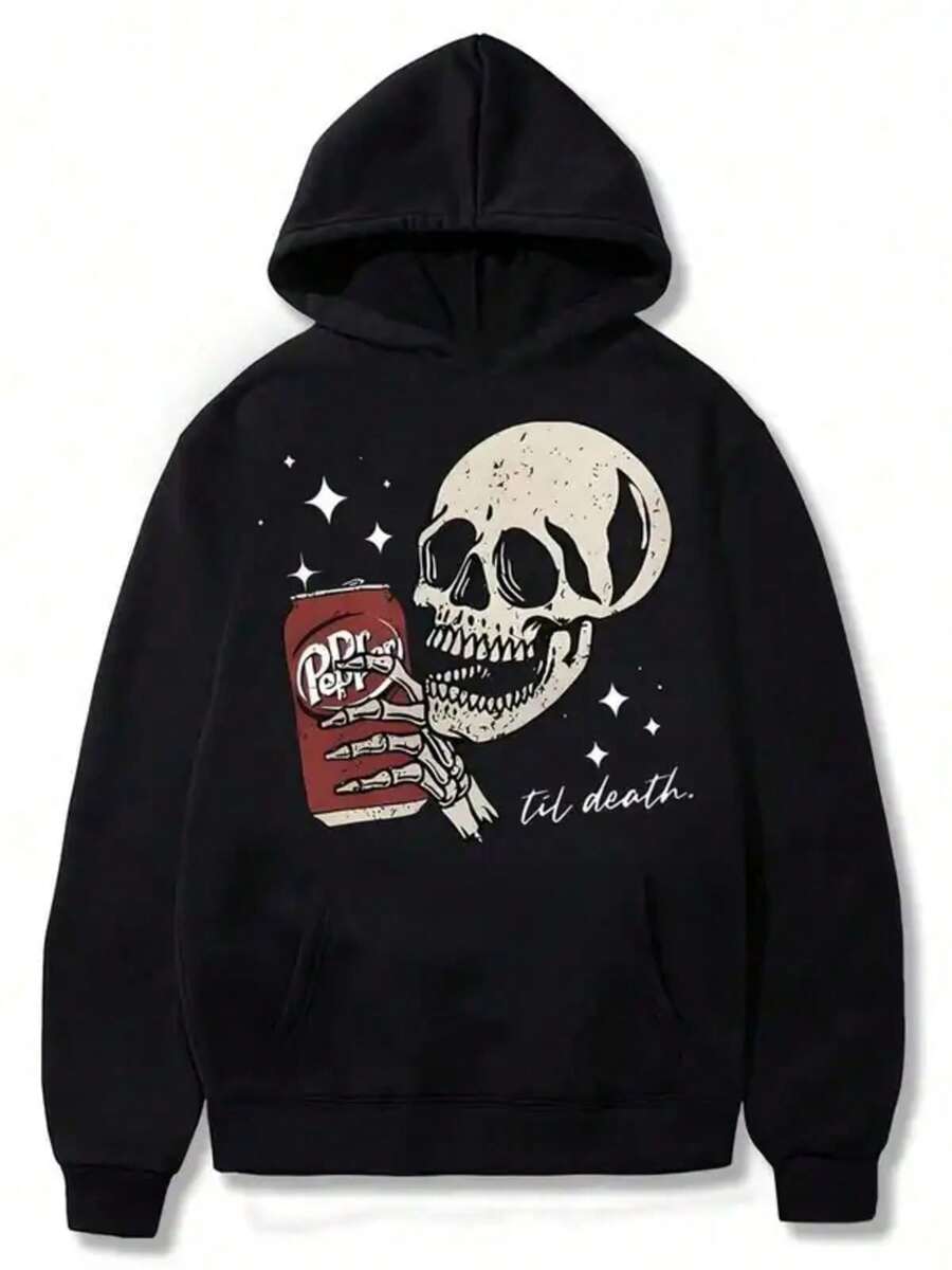 Til Death Crew Neck Hoodie Fitness "Till Death" Hoodie - White - View 1