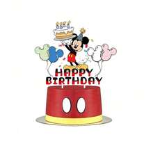 25pcs New Birthday Party Cake Forks Picks Home Party Decorations Kitchen DIY Cake Forks Picks For Halloween, Christmas Cake Decorations - Multicolor - View 4