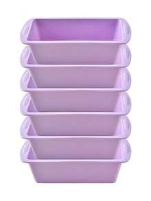 6pcs/4pcs/3pcs/1pc Mini Silicone Bread Molds, Non-Stick Baking Molds Suitable For Baking Bread, Cake, Meat Patties, Can Withstand 4-230°C, Usable In Oven, Microwave, Air Fryer, Also Refrigerator - 彩色 - 查看 9
