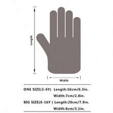 1pair Kids Lace Hollow-Out Bow Princess Gloves (For Party Holiday Event) - White - View 4