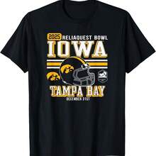 Hawkeyes ReliaQuest Bowl 2025 Officially Licensed T-Shirt - Verde - Ver 1