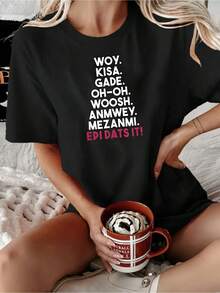 Women Sports Tees & Tanks - Black - View 1