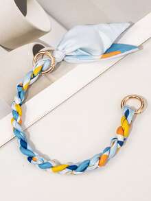 Straps, Scarves, Braided Ropes, Bag Straps, Repurposed Women's Handbag (With Shoulder Strap), Bag Accessories - Multicolor - View 7