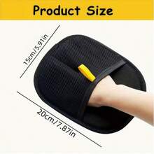 1pc Pet Hair Removal Glove – Reusable Fur Cleaning Glove For Cats And Dogs, Effectively Removes Pet Hair From Carpets, Sofas, Pet Beds And Furniture, Easy To Use Household Cleaning Tool - Multicolor - View 6