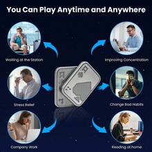 1pc Stylish EDC Tactile Slider, Stress Relief Tool - Metal Playing Card Slider With Tactile Feedback, A Portable Daily Sensory EDC Item And Desktop Gadget. It Is Both A Men's EDC Toy And A Desktop Accessory, Also An Ideal Gift For Boyfriend, Father And Coworkers. - Multicolor - View 8