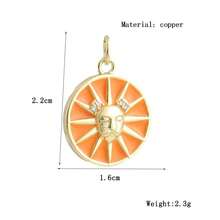 1件铜质壁龛奢华心形吊坠，用途广泛，可DIY制作手链、项链、耳环、包包挂饰等，亦可作为配饰或情人节礼物。 - 彩色 - 查看 9
