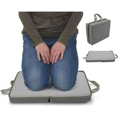 Garden Kneeling Pad Soft Durable High Density Thick Foam Kneeler With Carry Handle Foldable Gardening Tool Cushion Mat For Outdoor Work Exercise