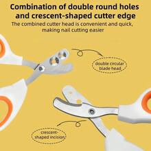 3pcs Pet Grooming Set: Cat/Dog Brush, Flea Comb, Nail Clipper - Multicolor - View 5