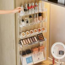 1个壁挂式收纳架，化妆品整理架，适用于浴室梳妆台，化妆品展示架，多功能收纳架，可放置收藏品、零食、发饰、指甲油、太阳镜 | 浴室配件，化妆间装饰 - 無色 - 查看 2