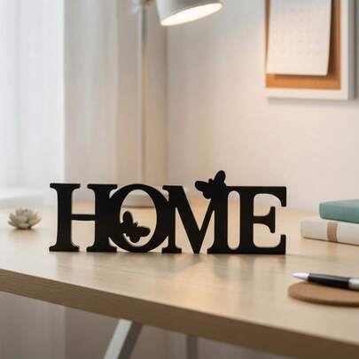Alphabet Butterfly Desktop Ornaments Valentines Table Centerpiece For Wedding Home Party