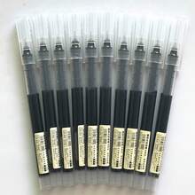 Straight Liquid Rollerball Pen Quick-Drying Black Pen Student Pen Gel Pen Stationery Large Capacity 0.5mm Brush Question Pen Wholesale - Multicolor - View 14