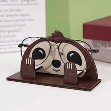 Fashionable Wooden Sloth Shaped Eyeglasses Holder - Detachable Desktop Stylish Eyeglass Display Stand For Women - Sloth - View 2