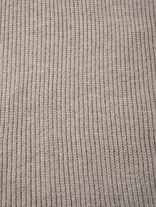 Unisex Textured Casual Knit Pullover Top, Relaxed Style, Suitable For Autumn And Winter - Khaki - View 6