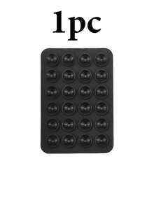 1pc Silicone Suction Cup Phone Case Stand - Octobuddy Phone Suction Cup, Sticky Phone Grip & Holder Compatible With Smartphones - trắng - Xem 9