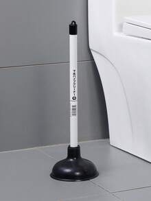 1pc Heavy Duty Sink Plunger, Kitchen Toilet Plunger, Powerful Clog Remover, Easily Unclogs All Blockages, Bathroom Shower Drain Cleaner - White - View 6