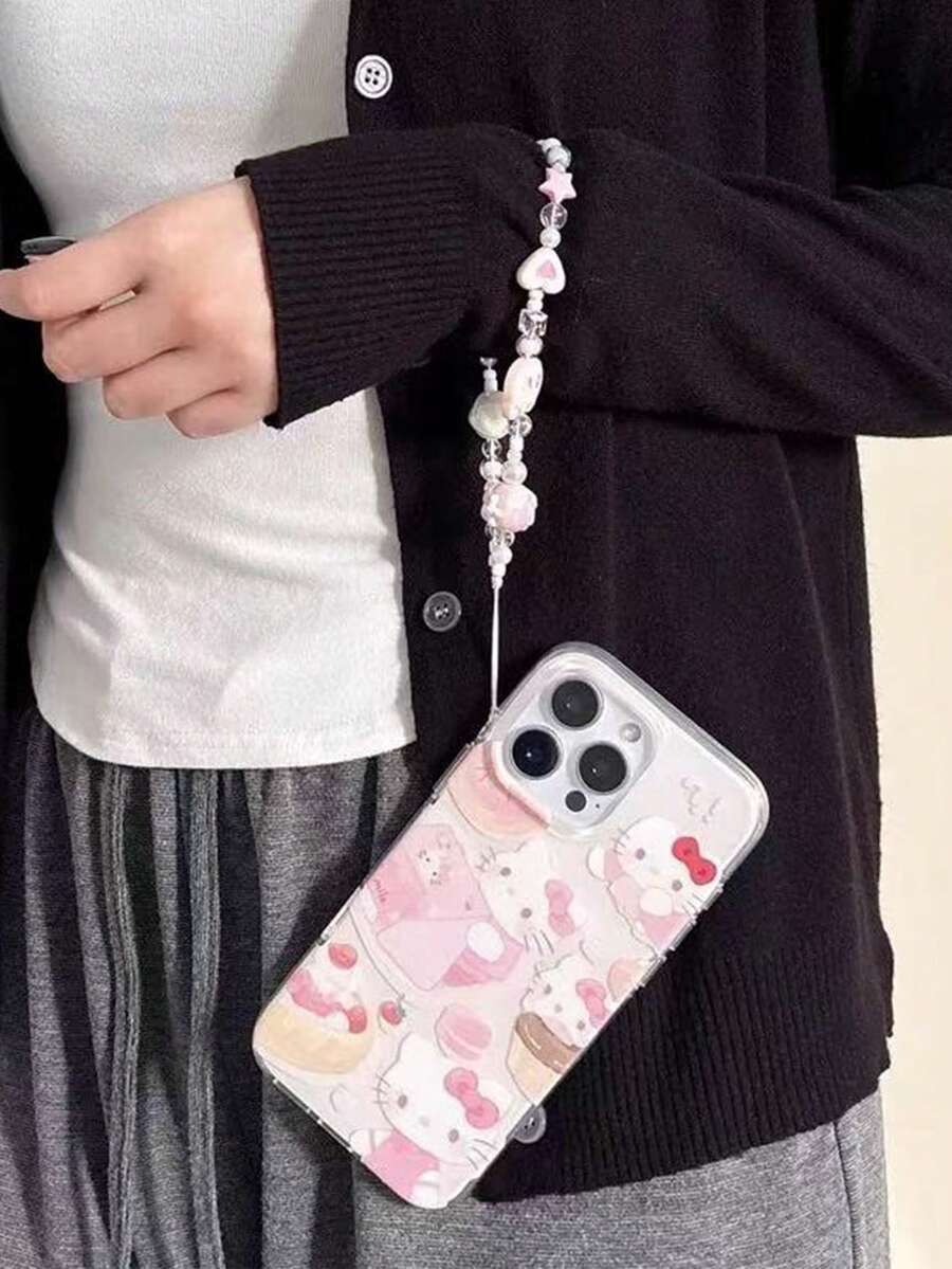 Sanrio Hello Kitty 摇滚卡通可爱女孩手机壳，兼容苹果 15/16 Pro Max，防水防震防摔防刮，也兼容 13/14/15/12/12 Pro/11/11 Pro Max/14 Plus/13 Pro Max/XR/XS Max - 彩色 - 查看 1