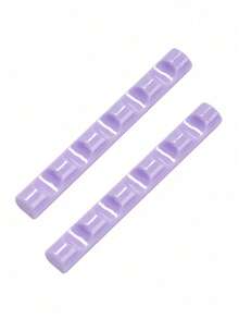 RANCAI 2pcs Nail Art Brush Holder, Pink Transparent 5-Slot Nail Art Brush Rack, Mini Portable Acrylic Stand, Nail Art Tool DIY Nail Sculpture Painting Pencil Brush Display Rack - Multicolor - View 24