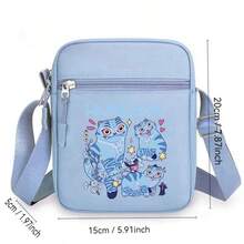 K-Pop New Cartoon Print Crossbody Bag, Casual Cute For Boys, Girls, And Women - Multicolor - View 2