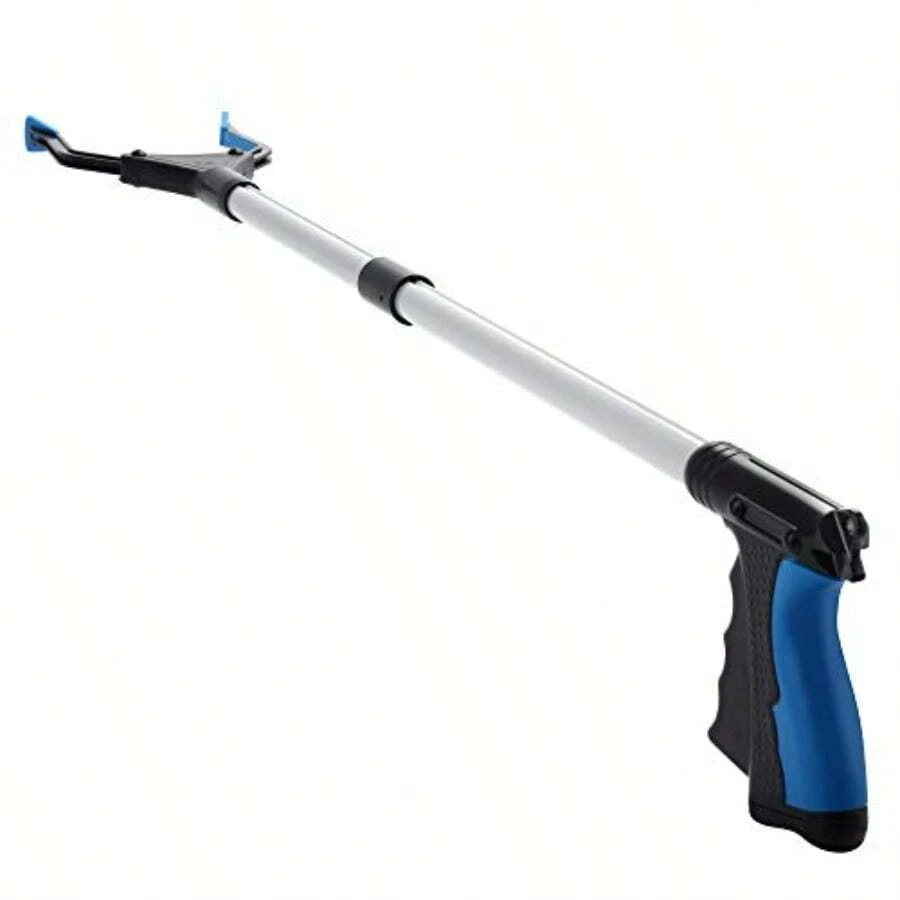 Grabber Reacher Tool 32" Grabbers For Elderly Lightweight Extra Long Handy Trash Claw Grabber Mobility Aid Reaching Assist Tool For Trash Pick Up Nabber Litter Picker Arm Extension Blue, Valentine's Day, Home Decor, Room Deocr - 藍色 - 查看 1