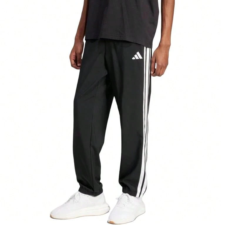 Quần jogger kẻ sọc tối giản Adidas ESSENTIALS, unisex, màu đen - màu đen - Xem 1