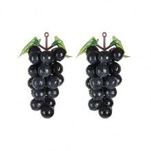 M.S MO SHI HOME FURNISHINGS 1/2/3/4/5个仿真葡萄,红、绿、黄、黑四色可选,塑料材质,逼真仿真水果,适用于家居装饰、展览装饰、厨房摆设、餐桌装饰、房间装饰、婚礼装饰、节日派对装饰、复活节、摄影道具、情人节、母亲节、生日礼物、毕业返校季房间装饰等。 - 彩色 - 查看 14