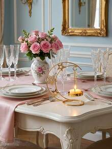 1 chiếc chân nến Rama bằng sắt rèn, trang trí sơn, dùng làm vật trang trí trung tâm bàn ăn, trang trí nhà cửa, phù hợp cho trang trí tiệc Rama, trang trí đám cưới, hình ngôi sao, mặt trăng, đèn lồng. - Nhiều màu - Xem 7