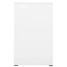 vidaXL Classeur Blanc 46x62x102,5 cm Acciaio - Bianco - Visualizzare 4