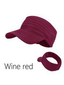 Boné esportivo de secagem rápida com viseira, unissex, ideal para corrida ao ar livre, férias na praia, estilo boné de beisebol, chapéu estiloso com proteção solar para adultos, primavera/verão/outono. - Chapéu vazio - Ver 11