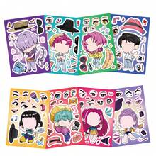 Mattel 8pcs Cartoon Witch Hunting Team Assemble Series Sticker Decals For Phone, Cup, Skateboard, Waterproof PVC, Suitable As Small Gifts For Family And Friends, New Year, Valentine's Day, Easter Gifts - Multicolor - View 2