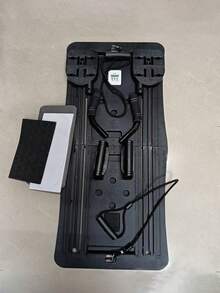 可折叠普拉提板 - 多功能腹部训练器、核心肌群训练器材、便携式健身装备，适用于家庭和健身房，配有黑白弹力带，是情人节、妇女节、母亲节的理想礼物，普拉提器材 - 彩色 - 查看 10