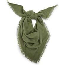Anne Klein Boucle Triangle Scarf Bufanda triangular Mujer(Talla Única Verde -Oliva) - Multicolor - Ver 1