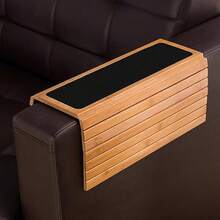 Sofa Armrest Tray, Sofa Armrest Table, Non-Slip Sofa Armrest Table, Universal / Bendable / Foldable / Portable Sofa Cup Holder Tray, Suitable For Holding Drinks, Snacks, Remote Controls - Multicolor - View 6