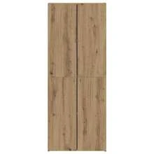 vidaXL Armoire de Bureau avec porte Chêne artisanal 70 x 32 x 77,5 cm - Tabac - Voir 6