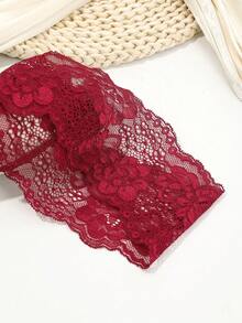 1件蕾丝花朵装饰发带，弹性防滑发饰，女士优雅头饰，适合情人节、新年等场合，也适合化妆、通勤等日常佩戴，多功能女士吸汗发带，休闲发带，优雅头巾 - 彩色 - 查看 6