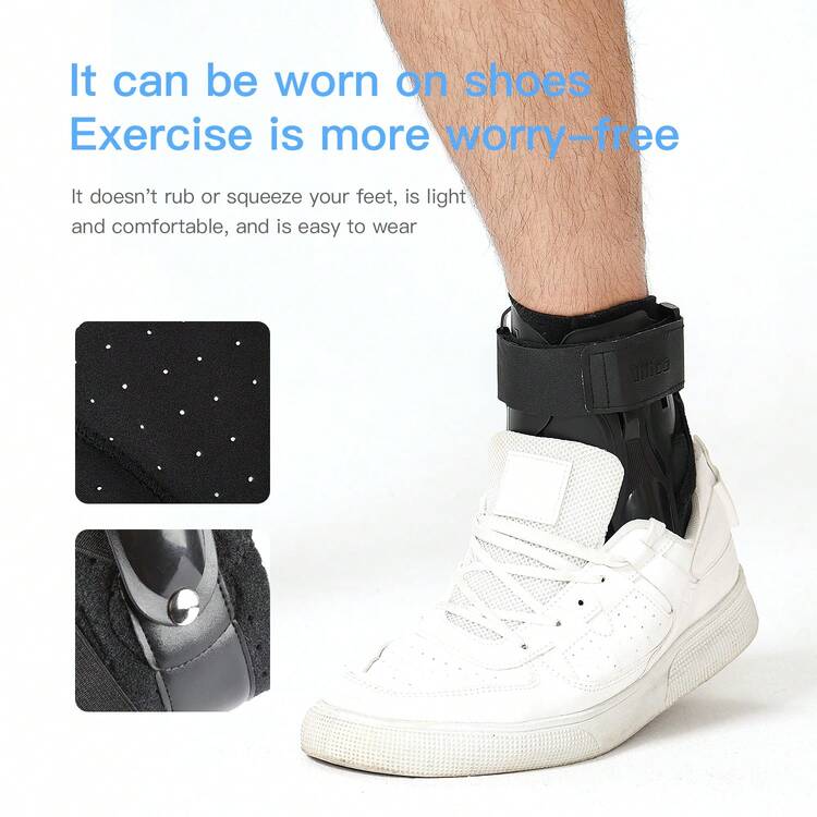 Vilico 1 Piece Black And Gray Ankle Brace For Ankle Support Immobilization Rehabilitation Men'S Sports Women'S Anti-Twist Injury Prevention Foot Recovery Professional Joint Ankle Protector - Multicolor - View 5