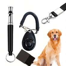 2 Pieces Pet Doorbell Bell Rattle Dog Whistle Training Set With Lanyard - Black - View 7
