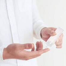 5 Pcs Travel Size Bottles 1 Oz Refillable Toothpaste Tubes Travel Toothpaste Container Travel Squeeze Bottle Lotion Bottles Portable Leak Proof Containers - Initial - View 7