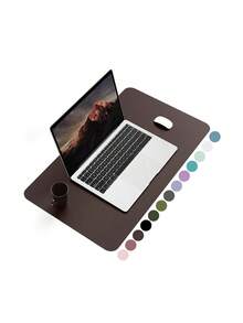 1件纳帕皮革桌面垫，保护垫，鼠标垫，办公桌垫，防滑PU皮革桌面吸墨垫，笔记本电脑桌面垫，皮革鼠标垫，防水皮革易清洁键盘垫鼠标垫，美甲桌面垫，柔软超细纤维PU皮革美甲垫，可折叠美甲休息垫，可重复使用的桌面美甲垫，亚克力美甲桌面垫，防水桌面书写垫，适用于办公室（粉色和黑色） - 彩色 - 查看 127