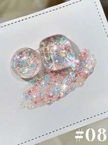 Miss Leia 1-12 15ml 春夏海王星闪粉凝胶指甲油 - 提亮肤色，百搭色彩，高密度水钻指甲油，多种颜色，透明凝胶底油，新手友好，UV/LED固化，可浸泡用于半永久化妆，适用于沙龙/美容院套装、DIY、居家、节日礼物、美甲艺术 - 彩色 - 查看 19