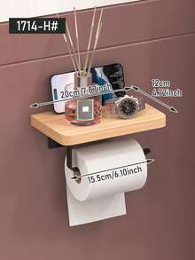 1/2 Peças Prateleira de Armazenamento de Banheiro Montada na Parede, Organizador de Banheiro Suspenso sem Furos, Prateleira de Armazenamento de Banheiro, Cesto de Chuveiro, Adequado para Armazenar Shampoo, Gel de Banho, Suprimentos de Organização de Banheiro, Acessórios de Banheiro - Preto - Visão 15