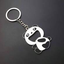 1 Stück kreative, süße Panda Flaschenöffner Schlüsselanhänger, Überraschungsgeschenk für Freunde, Geburtstagsparty, unisex Accessoire, Auto Schlüssel Dekoration, DIY Panda Anhänger, Abschlussgeschenk für Mutter, Vater, Abschluss und Lehrer - Verschiedenfarbig - Übersicht 7