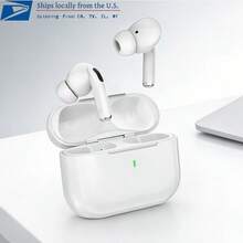 2026 New Wireless Earphones, Wireless Bluetooth Earphones, Active Noise Cancelling Earphones, Wireless Charging Case With Microphone, Long-Lasting Playback Time, In Ear High Fidelity Stereo Earphones, Suitable For Android Phones - 白色 - 查看 1