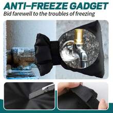 21厘米*15厘米水龙头防冻保护罩，户外冬季家用加厚保温防冻 - 多色 - 查看 5