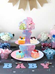 1 Bộ Giá đỡ bánh cupcake hình gấu bông màu hồng và xanh dương, Giá đựng bánh cupcake, Tháp bánh cupcake cho tiệc mừng em bé, Trang trí trung tâm bàn tiệc sinh nhật, Đồ dùng cho tiệc tiết lộ giới tính, Bé trai hay bé gái, Trang trí bánh DIY sáng tạo, Trưng bày món tráng miệng, Trang trí tiệc mừng em bé, Đồ dùng cho tiệc bé trai và bé gái, Quà tặng cho tiệc bé trai và bé gái, Trang trí tiệc sinh nhật lần thứ nhất - xanh hồng - Xem 6