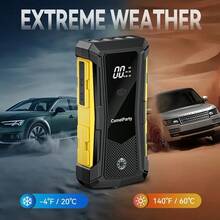Car Starter - Portable 12V Jump Starter Box, Car Emergency Repair Tool Kit, With USB Interface, LCD Display And LED Light, Three Modes, Suitable As A Birthday Gift For Fathers, Husbands, And Boyfriends, And A Good Choice For Holiday Gifts. - 黃色搭電款 - 查看 5